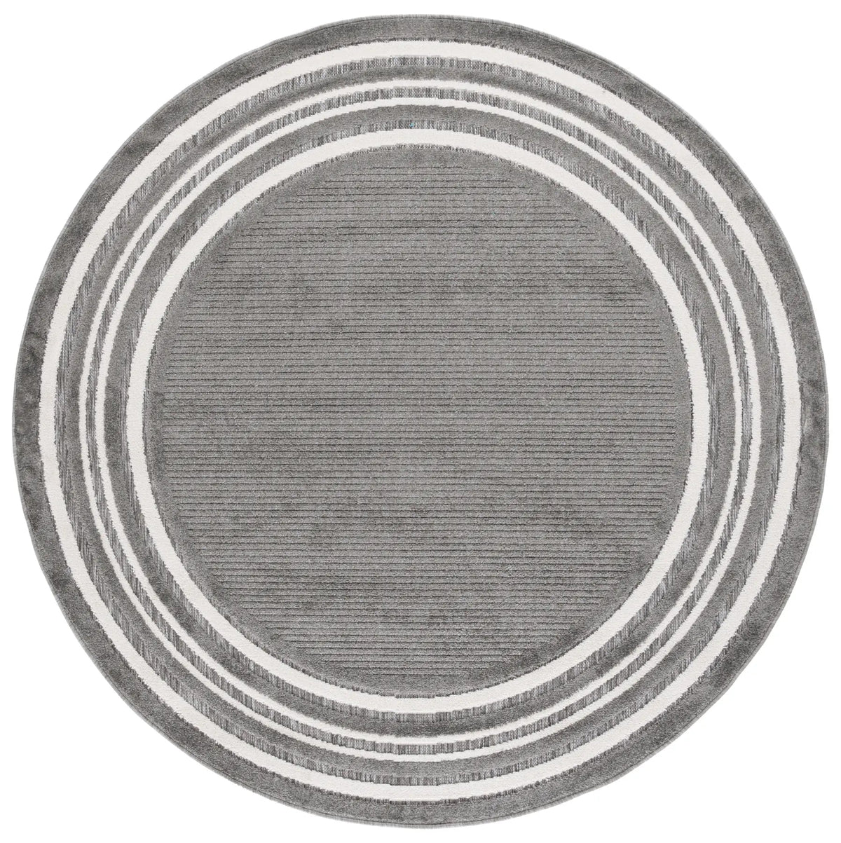 Safavieh Cabana 6'-7" x 6'-7" Rug in Grey / Ivory