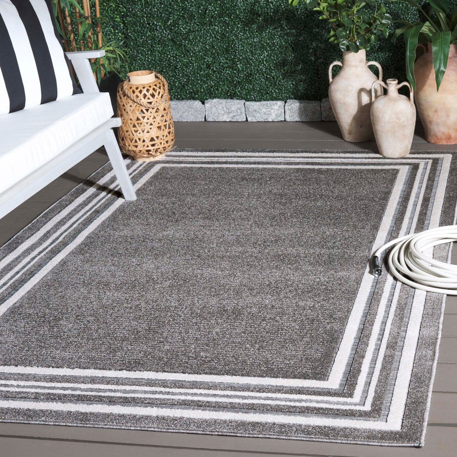 Safavieh Cabana Cbn634F Grey/Ivory Rug - Safavieh - cbn634f - 4