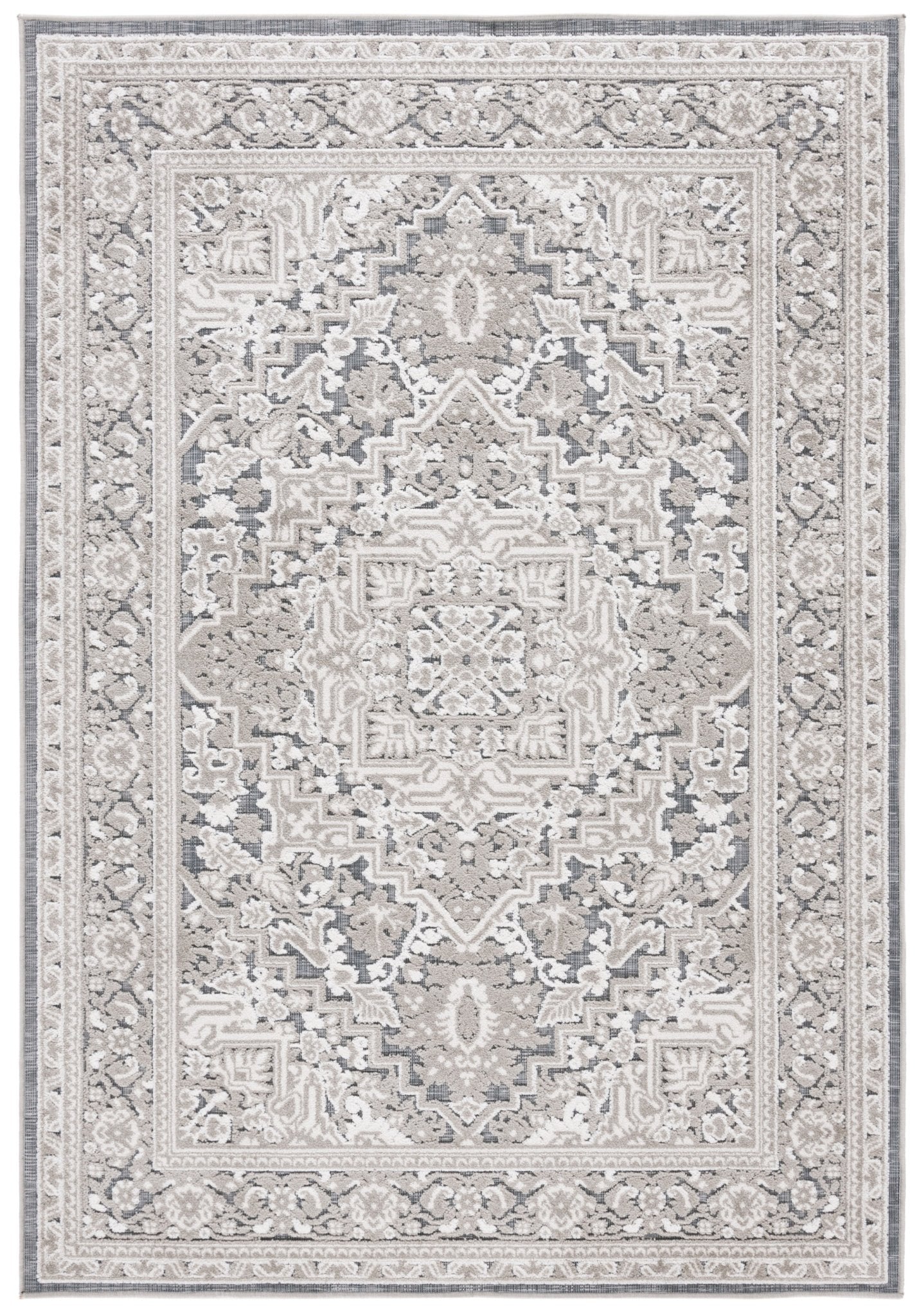 Safavieh Cabana Cbn636F Grey/Ivory Rug - Safavieh - cbn636f - 4