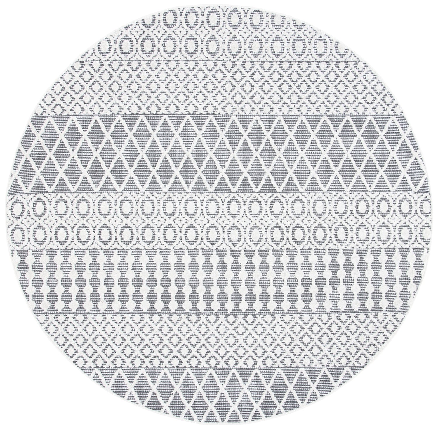 Safavieh Cabana Cbn652A Ivory/Grey Rug - Safavieh - cbn652a - 4