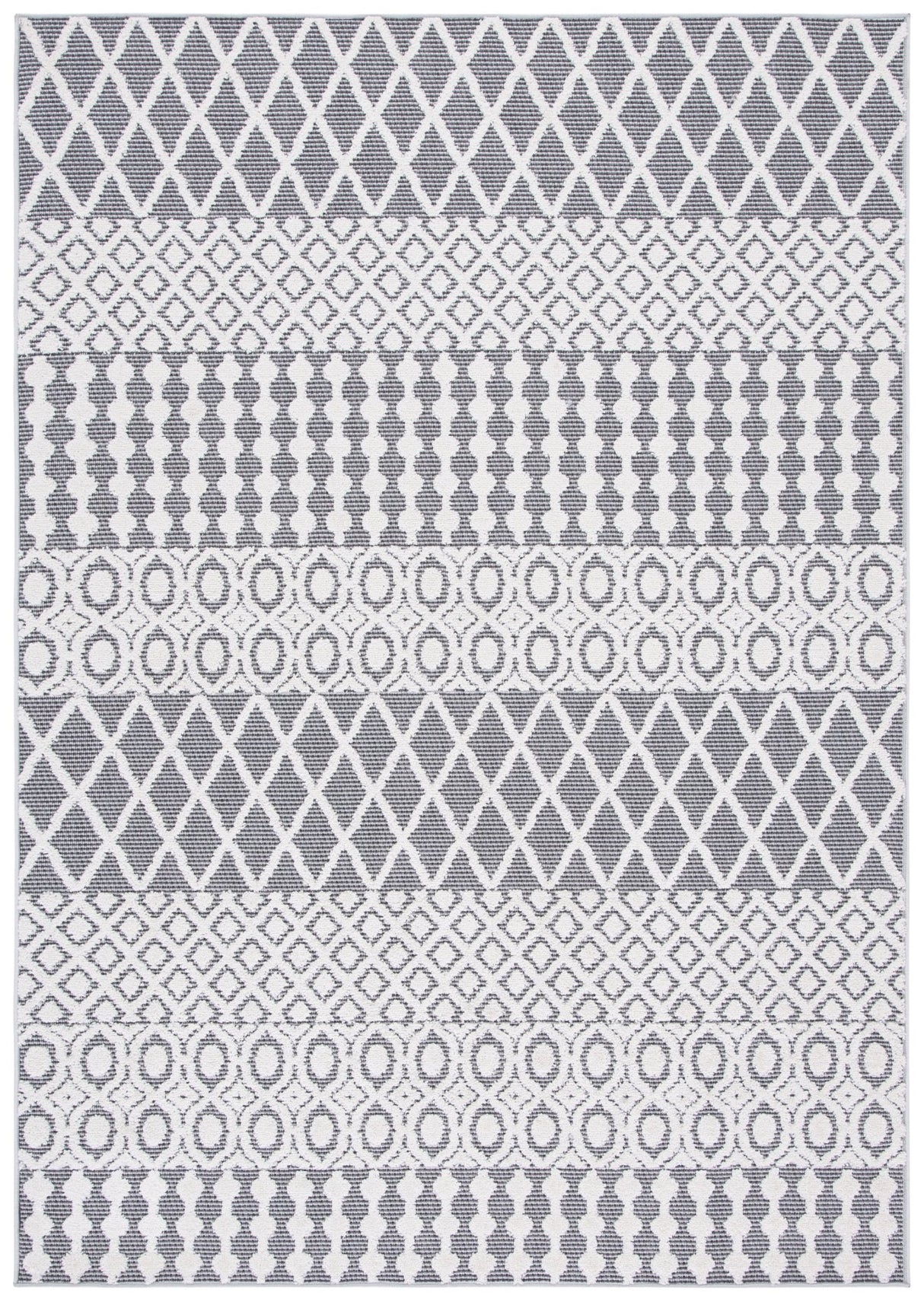 Safavieh Cabana Cbn652A Ivory/Grey Rug - Safavieh - cbn652a - 4