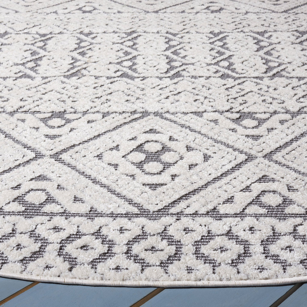 Safavieh Cabana Cbn654A Ivory/Grey Rug - Safavieh - cbn654a - 4