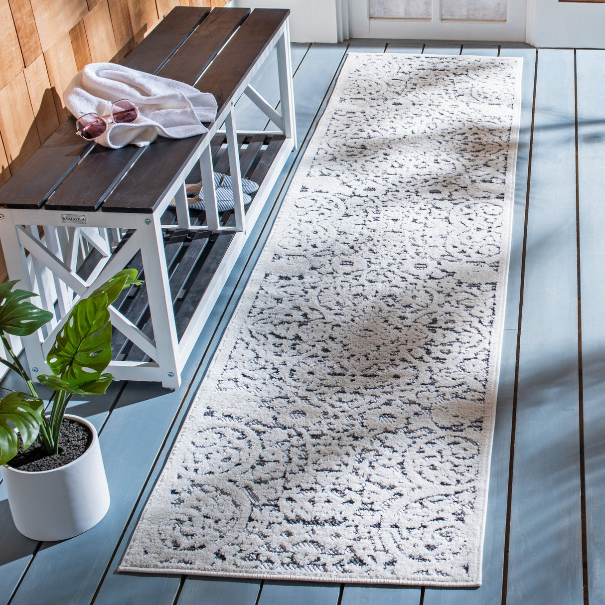 Safavieh Cabana Cbn656A Ivory/Grey Rug - Safavieh - cbn656a - 25