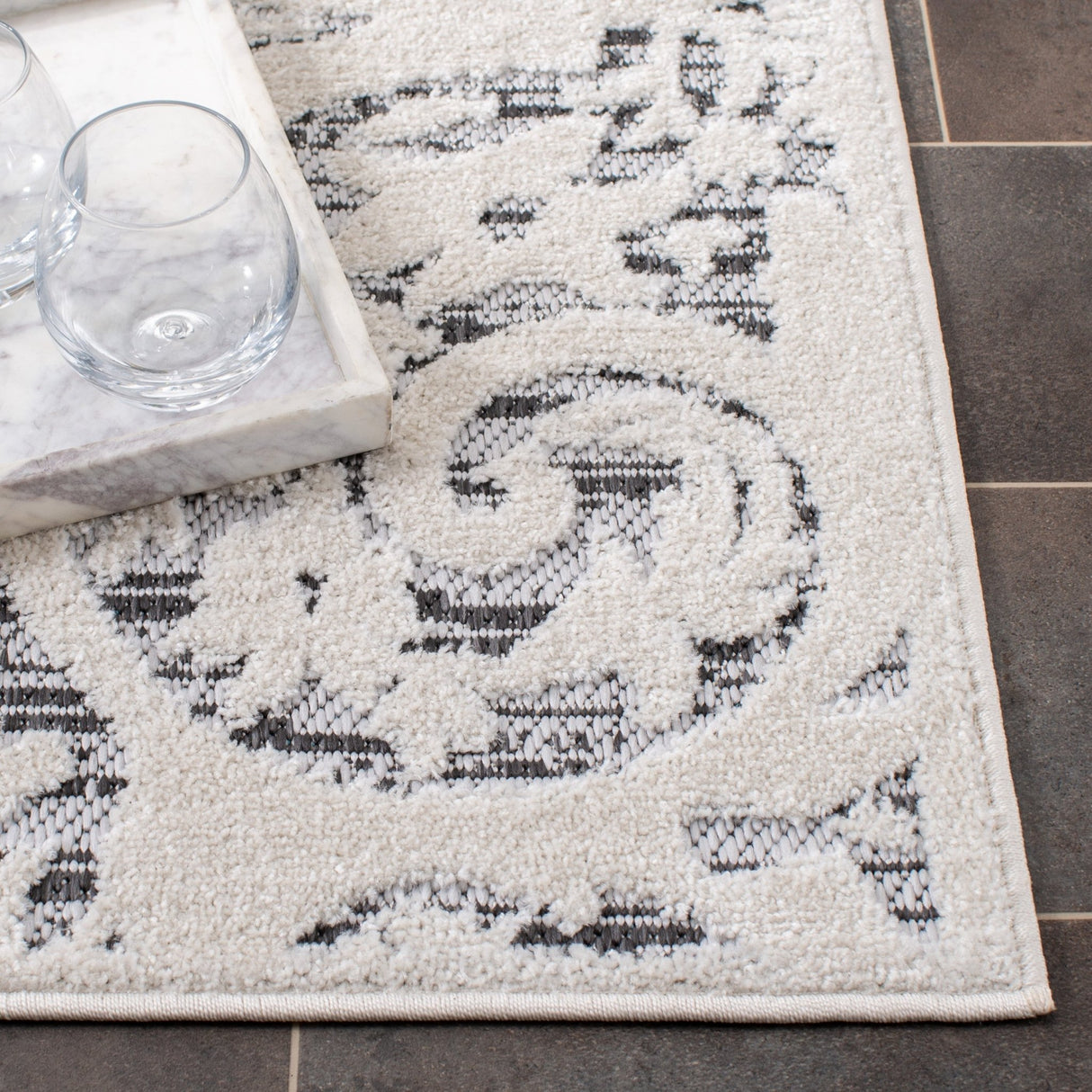 Safavieh Cabana Cbn656A Ivory/Grey Rug - Safavieh - cbn656a - 25