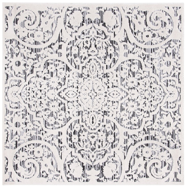 Safavieh Cabana Cbn656A Ivory/Grey Rug - Safavieh - cbn656a - 7sq