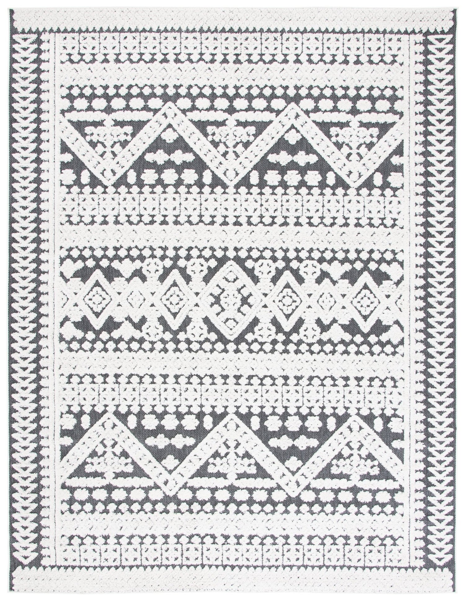 Safavieh Cabana Cbn658A Ivory/Grey Rug - Safavieh - cbn658a - 3