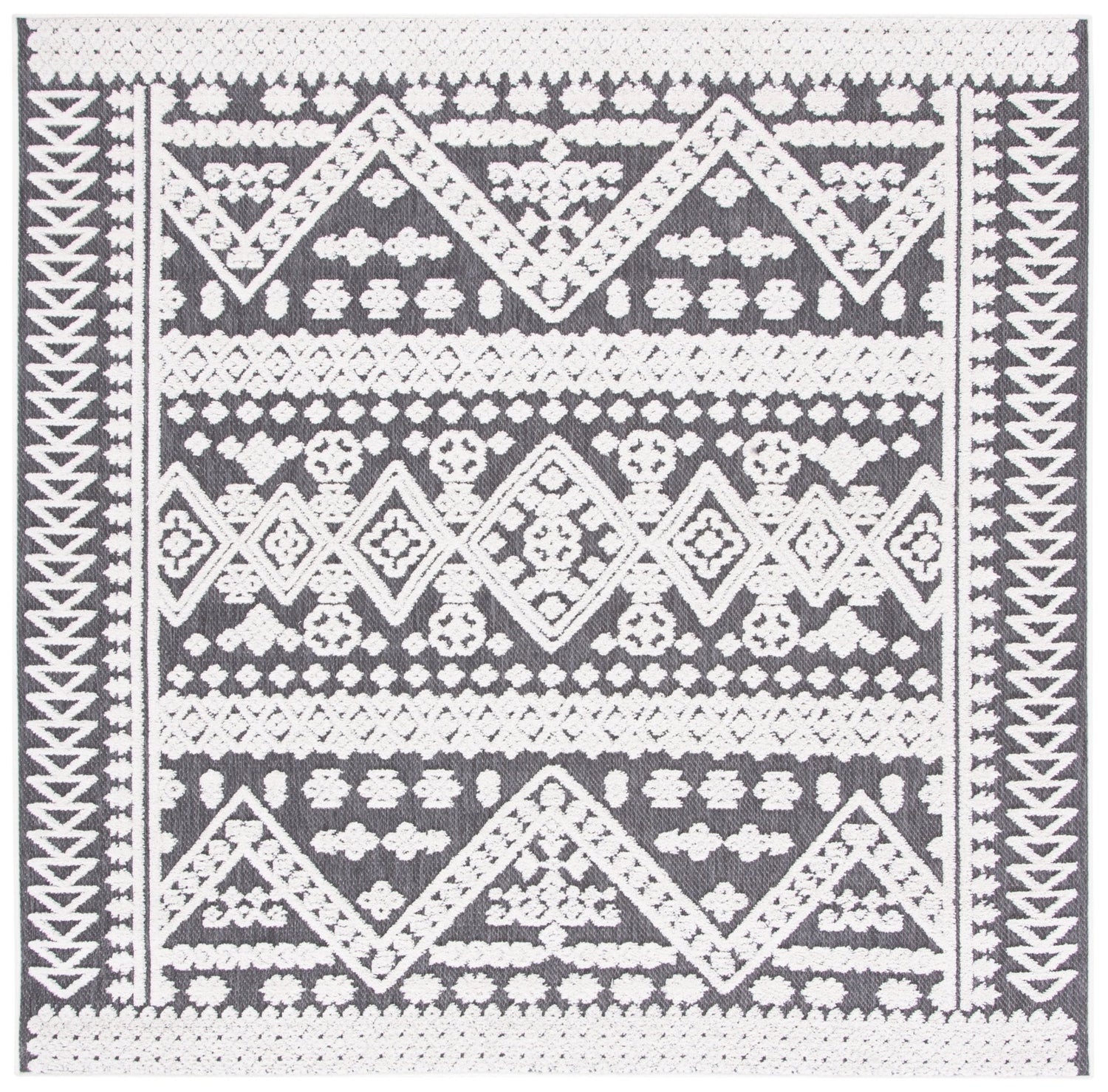 Safavieh Cabana Cbn658A Ivory/Grey Rug - Safavieh - cbn658a - 3