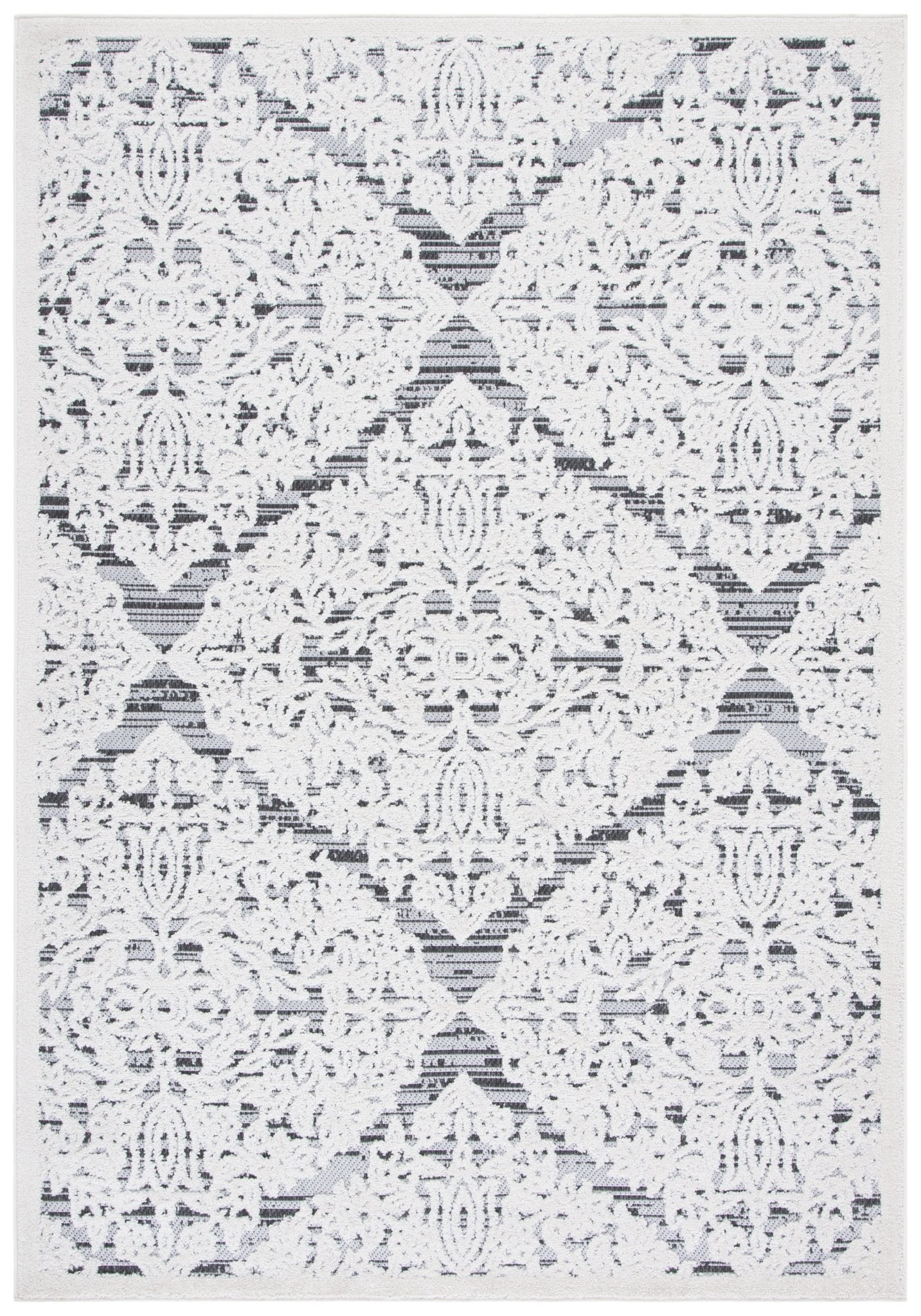 Safavieh Cabana Cbn660A Ivory/Grey Rug - Safavieh - cbn660a - 3