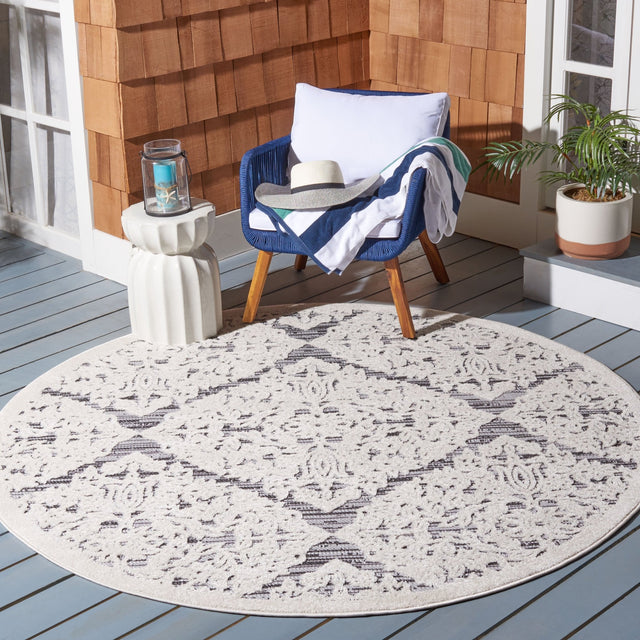 Safavieh Cabana Cbn660A Ivory/Grey Rug - Safavieh - cbn660a - 7r
