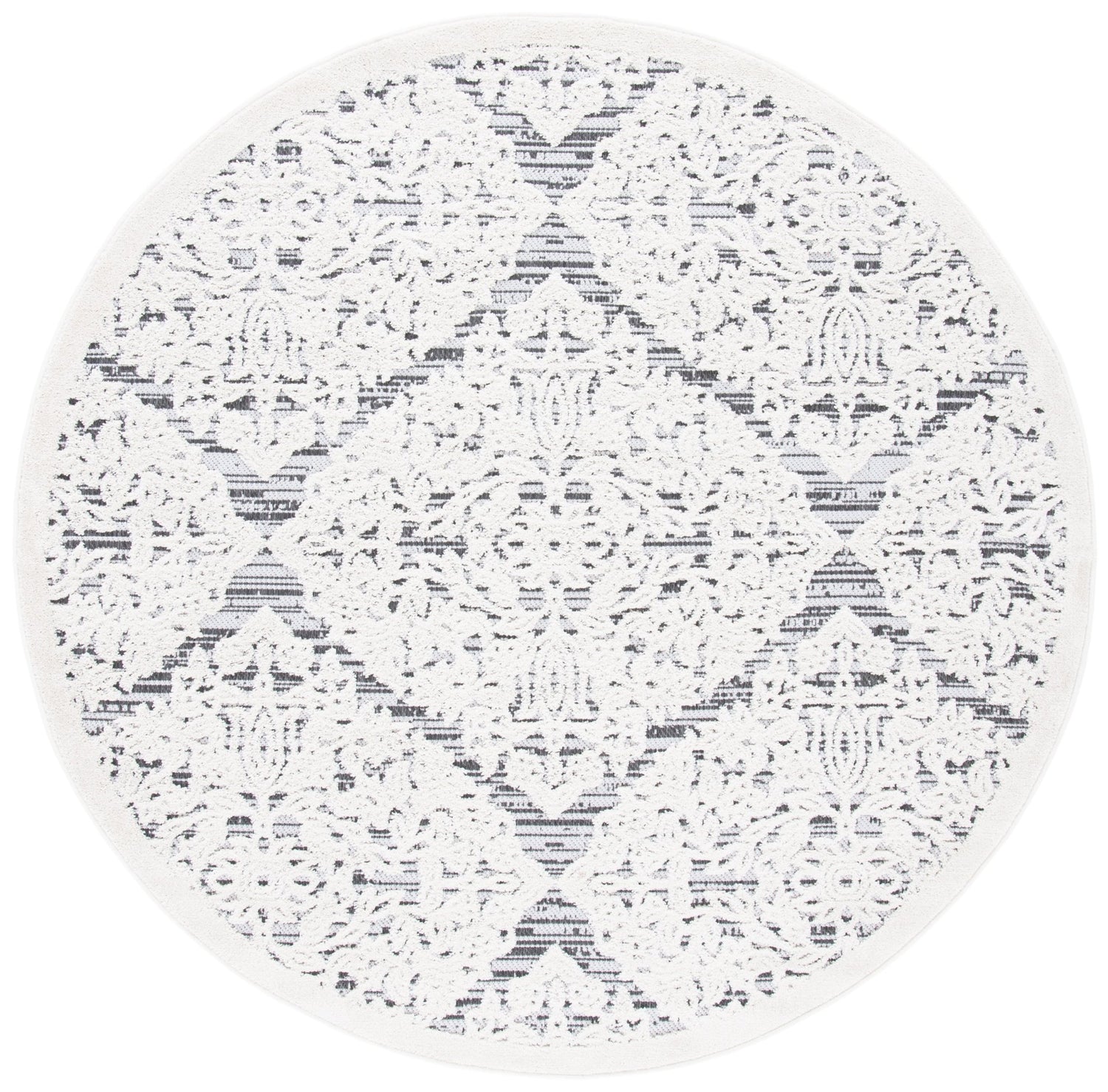 Safavieh Cabana Cbn660A Ivory/Grey Rug - Safavieh - cbn660a - 7r