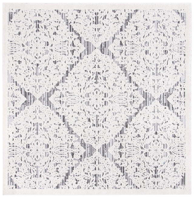 Safavieh Cabana Cbn660A Ivory/Grey Rug - Safavieh - cbn660a - 7sq