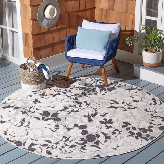 Safavieh Cabana Cbn672A Ivory/Charcoal Rug - Safavieh - cbn672a - 25