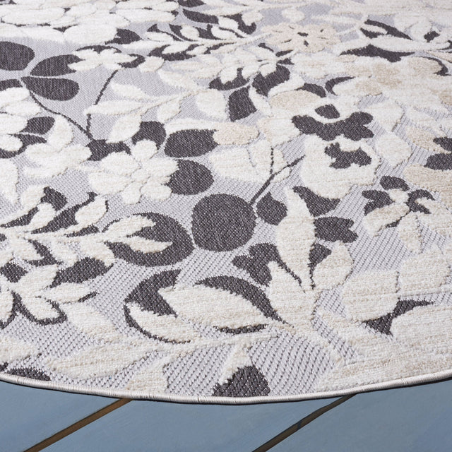 Safavieh Cabana Cbn672A Ivory/Charcoal Rug - Safavieh - cbn672a - 25