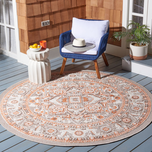 Safavieh Cabana Cbn680B Beige/Orange Rug - Safavieh - cbn680b - 3