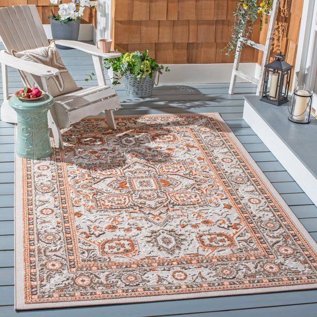 Safavieh Cabana Cbn680B Beige/Orange Rug - Safavieh - cbn680b - 3