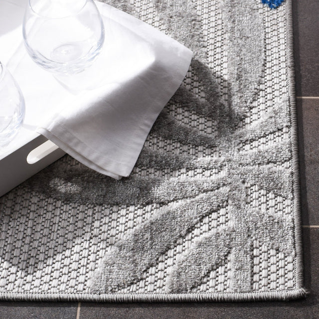 Safavieh Cabana Cbn814F Grey/Blue Rugs - Safavieh - cbn814f - 3r