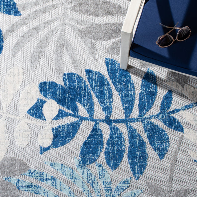 Safavieh Cabana Cbn814F Grey/Blue Rugs - Safavieh - cbn814f - 3r