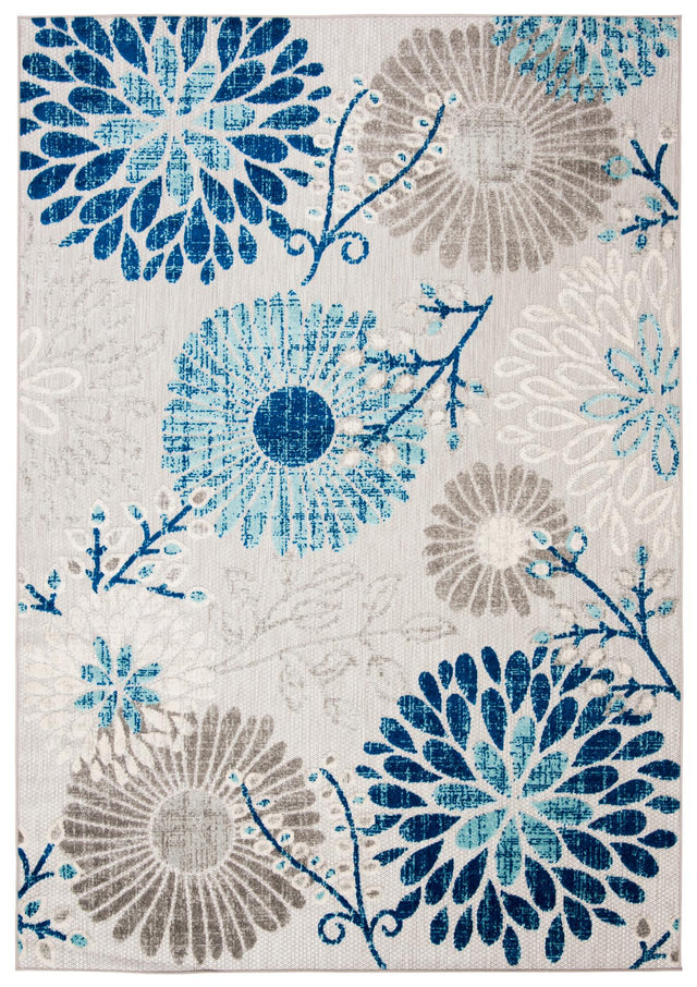 Safavieh Cabana Cbn832F Grey/Blue Rug - Safavieh - cbn832f - 3