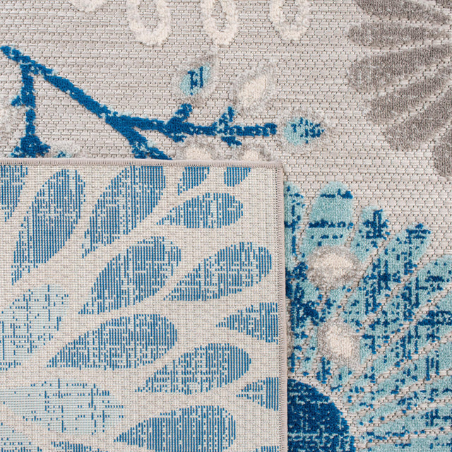 Safavieh Cabana Cbn832F Grey/Blue Rug - Safavieh - cbn832f - 3