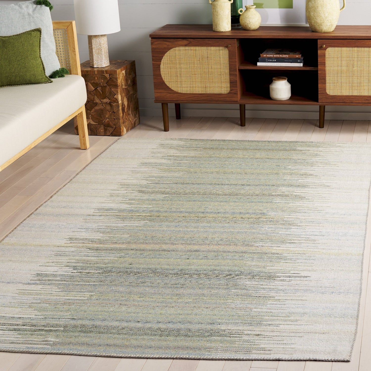Safavieh Cabo Cab354B Beige/Green Rug - Safavieh - cab354b - 4