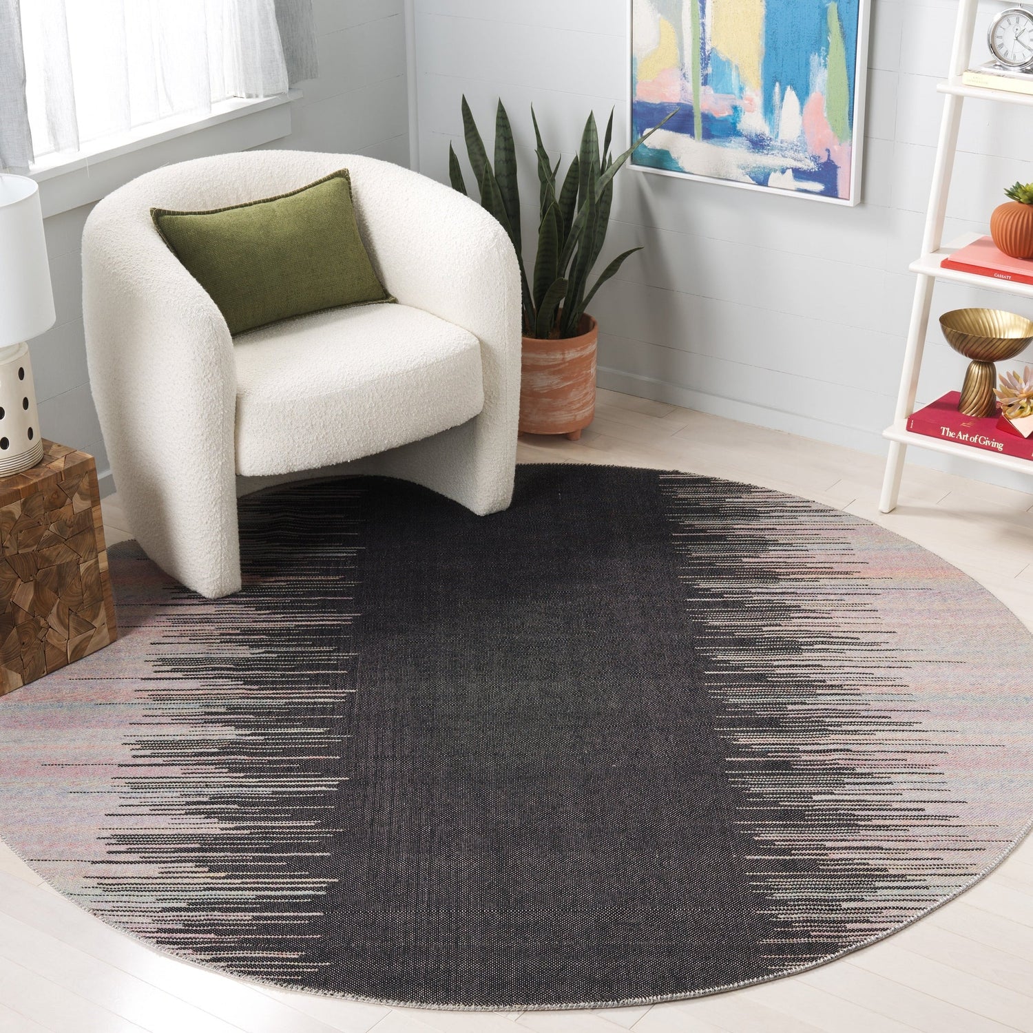 Safavieh Cabo Cab354C Beige/Black Rug - Safavieh - cab354c - 7r