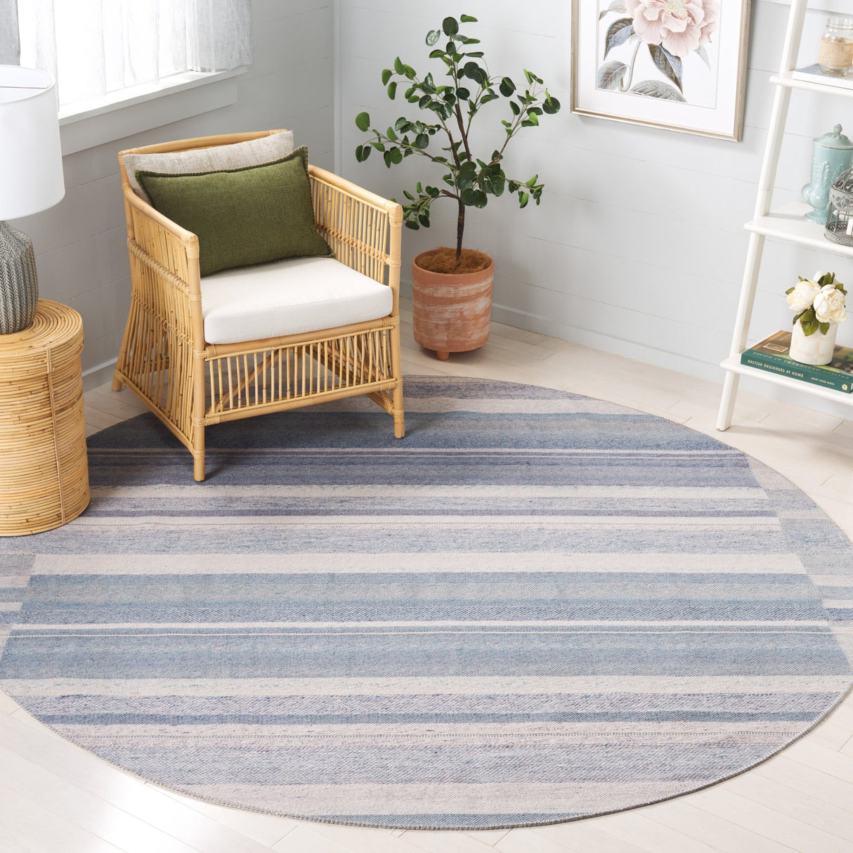 Safavieh Cabo Cab356M Blue/Purple Rug - Safavieh - cab356m - 7r