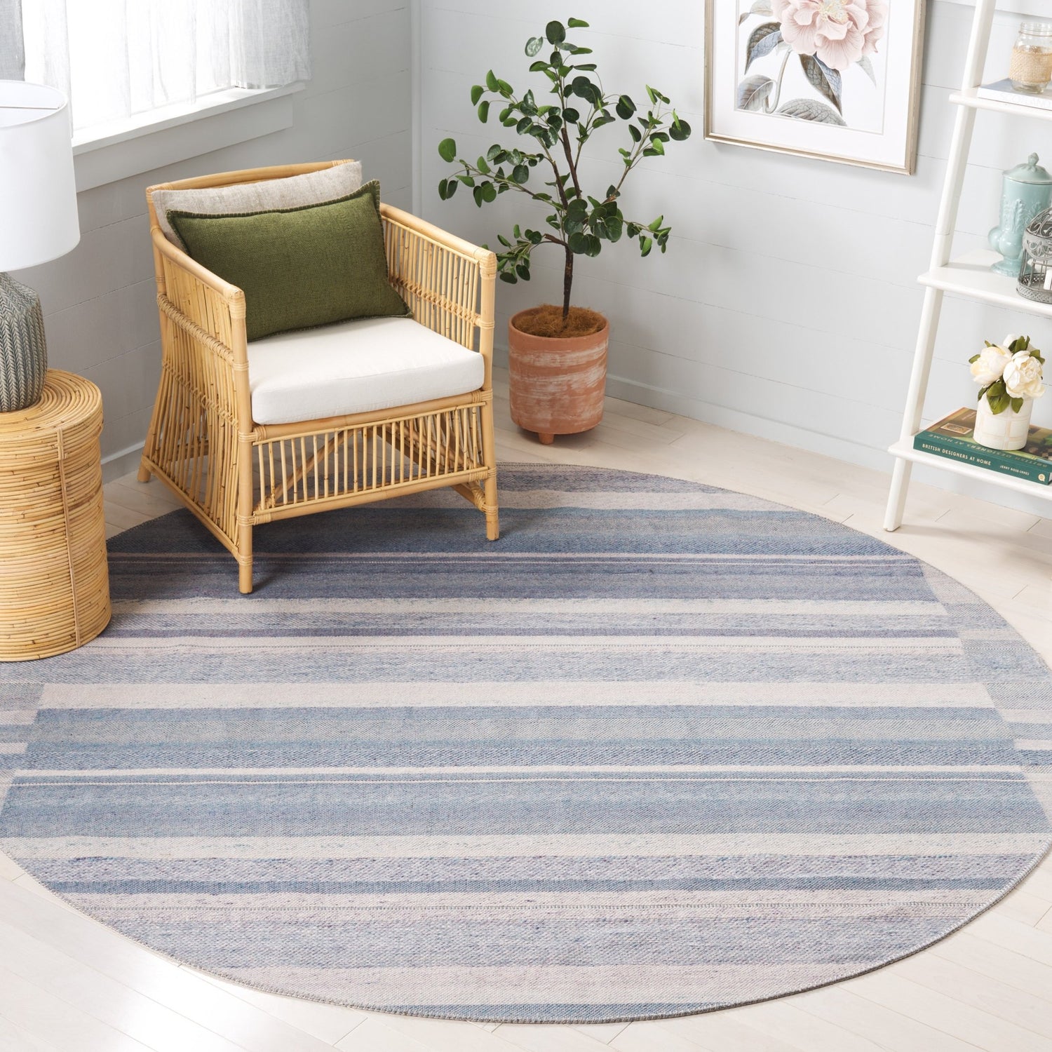 Safavieh Cabo Cab356M Blue/Purple Rug - Safavieh - cab356m - 7r