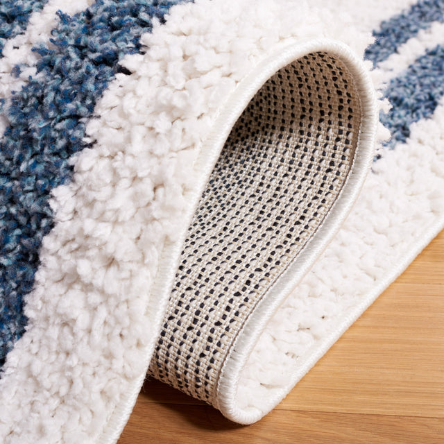 Safavieh Calico Shag Clc100A Ivory/Blue Rug - Safavieh - clc100a - 28