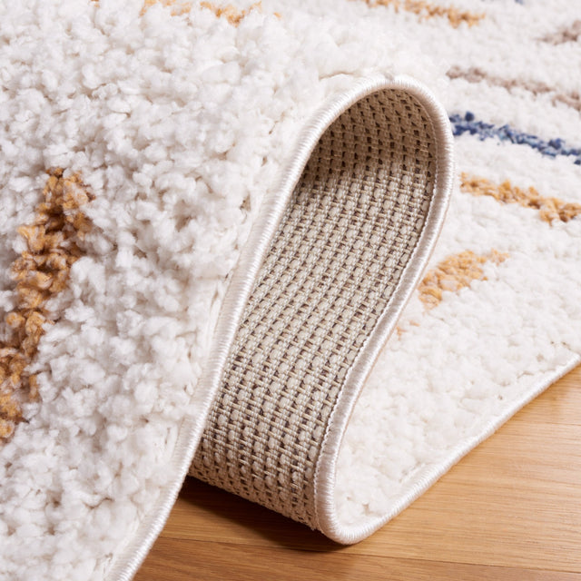 Safavieh Calico Shag Clc112A Ivory/Gold Rug - Safavieh - clc112a - 28