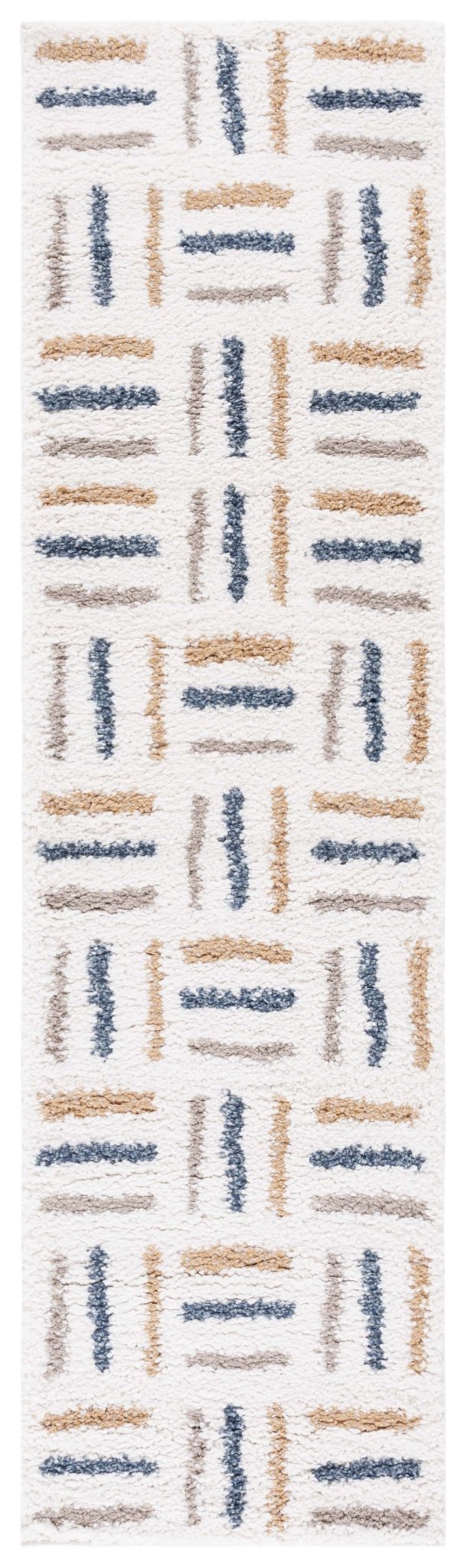 Safavieh Calico Shag Clc112A Ivory/Gold Rug - Safavieh - clc112a - 28