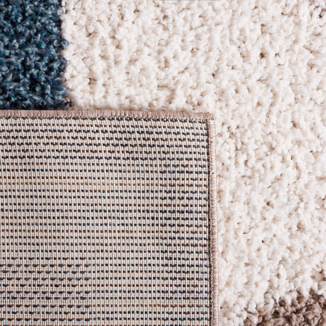 Safavieh Calico Shag Clc114A Ivory/Blue Rug - Safavieh - clc114a - 28