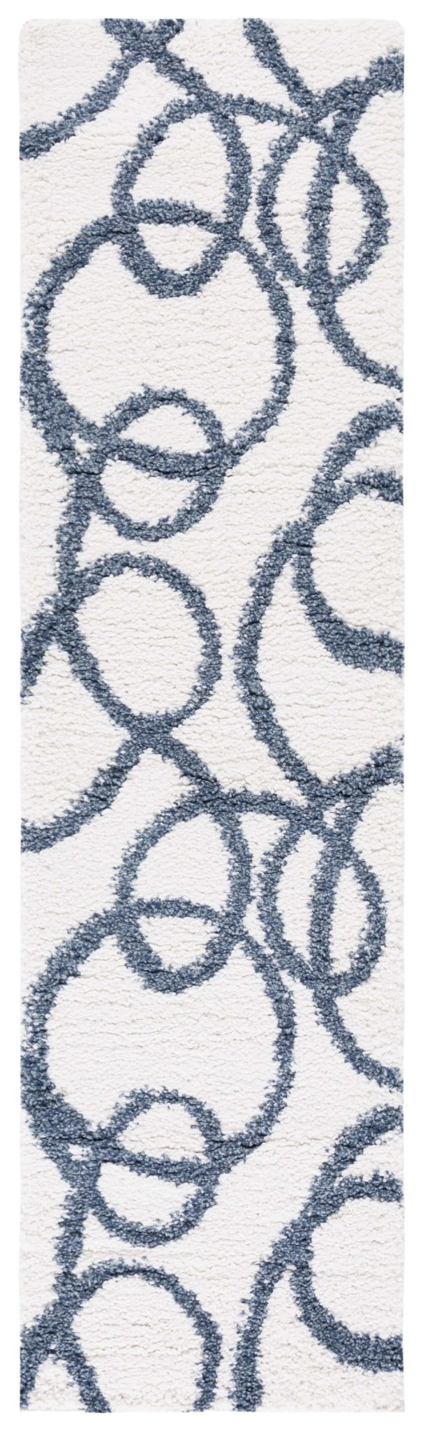 Safavieh Calico Shag Clc118A Ivory/Blue Rug - Safavieh - clc118a - 28