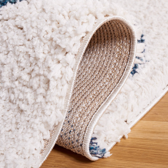 Safavieh Calico Shag Clc118A Ivory/Blue Rug - Safavieh - clc118a - 28