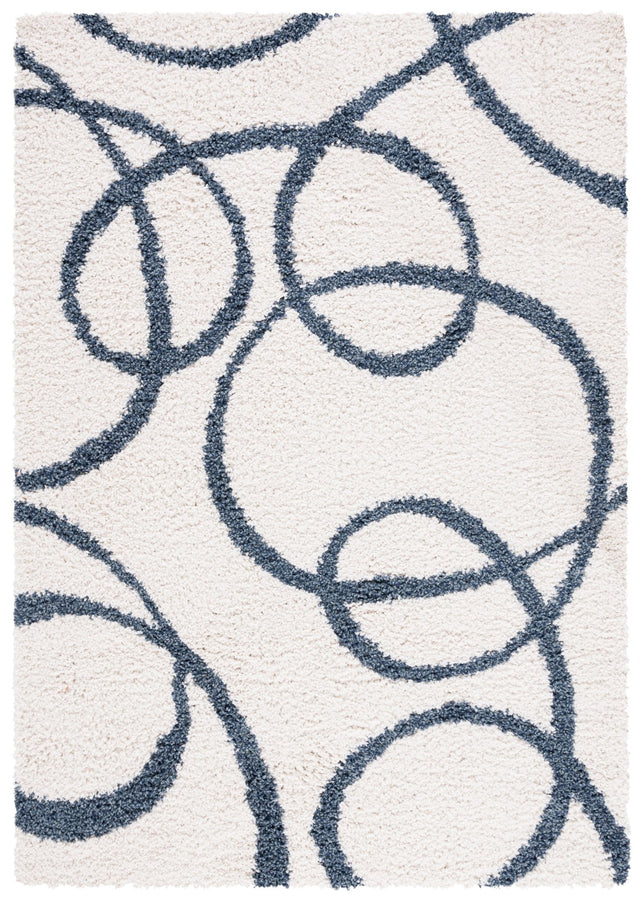 Safavieh Calico Shag Clc118A Ivory/Blue Rug - Safavieh - clc118a - 4