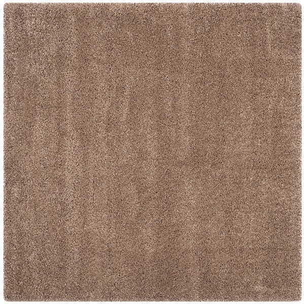 Safavieh California Shag Sg151 - 2424 Taupe Rugs - Safavieh - sg151 - 2424 - 4sq