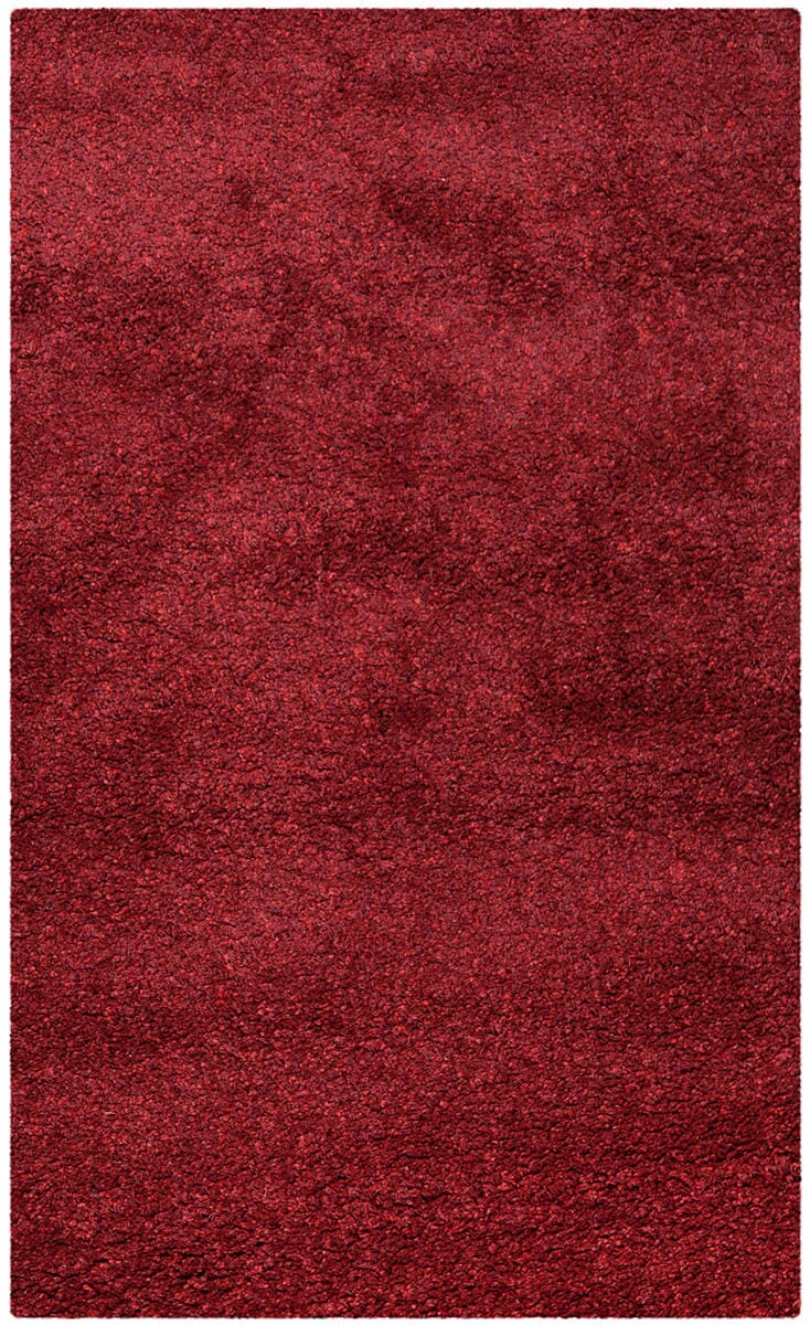 Safavieh California Shag Sg151 - 4242 Maroon Rugs - Safavieh - sg151 - 4242 - 4r