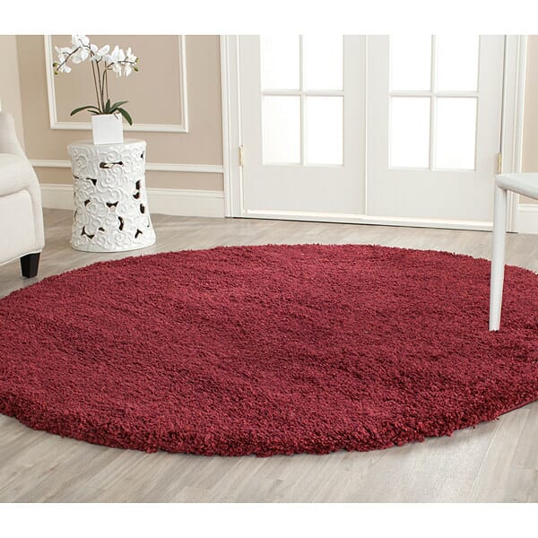 Safavieh California Shag Sg151 - 4242 Maroon Rugs - Safavieh - sg151 - 4242 - 7sq