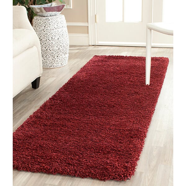 Safavieh California Shag Sg151 - 4242 Maroon Rugs - Safavieh - sg151 - 4242 - 7sq