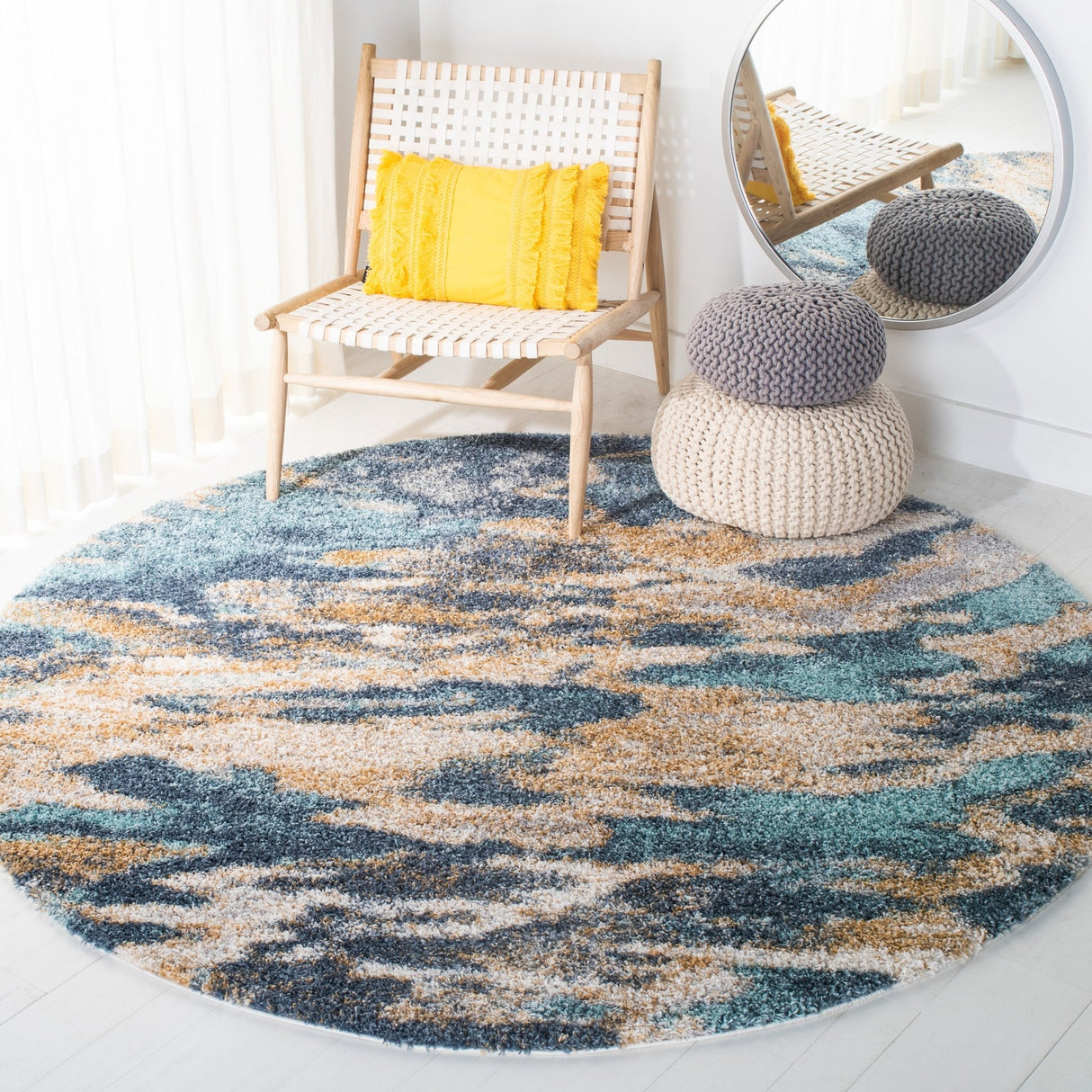Safavieh Calista Cal110M Blue/Grey Rugs - Safavieh - cal110m - 7r