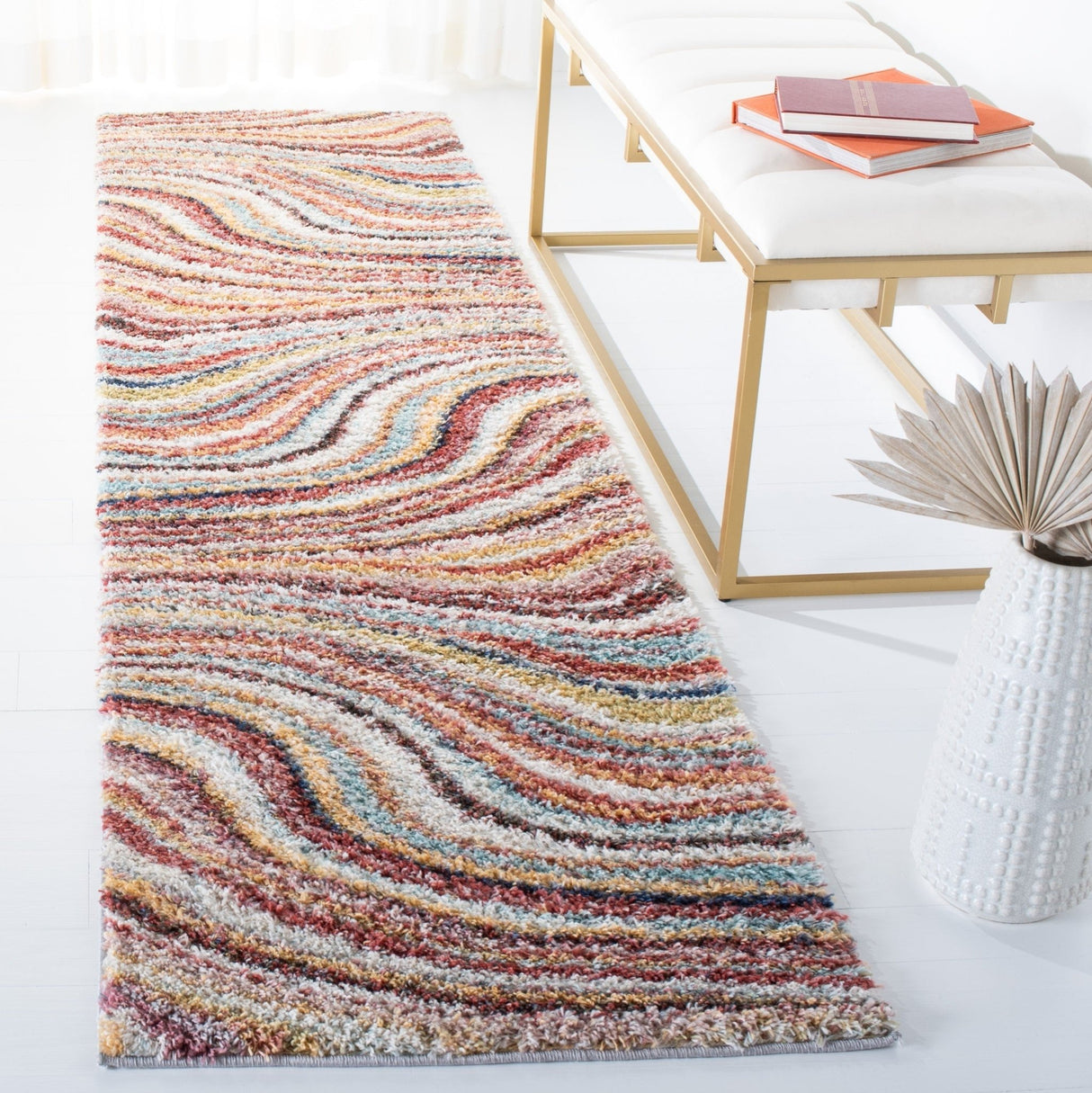 Safavieh Calista Cal130P Rust/Grey Rugs - Safavieh - cal130p - 7r