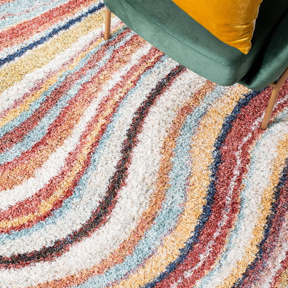 Safavieh Calista Cal130P Rust/Grey Rugs - Safavieh - cal130p - 7r