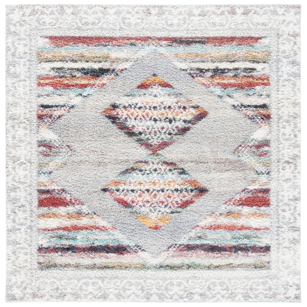 Safavieh Calista Cal136F Grey/Ivory Rugs - Safavieh - cal136f - 7sq