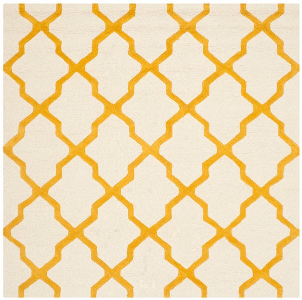 Safavieh Cambridge Cam121U Ivory / Gold Rugs - Safavieh - cam121u - 4sq