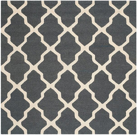 Safavieh Cambridge Cam121X Dark Grey / Ivory Rugs - Safavieh - cam121x - 4sq