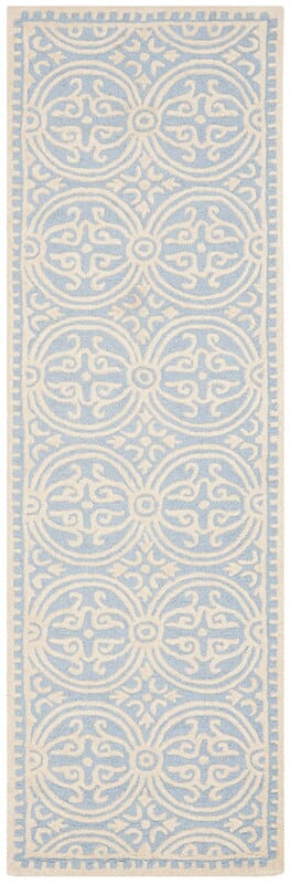 Safavieh Cambridge Cam123A Light Blue / Ivory Rugs - Safavieh - cam123a - 26