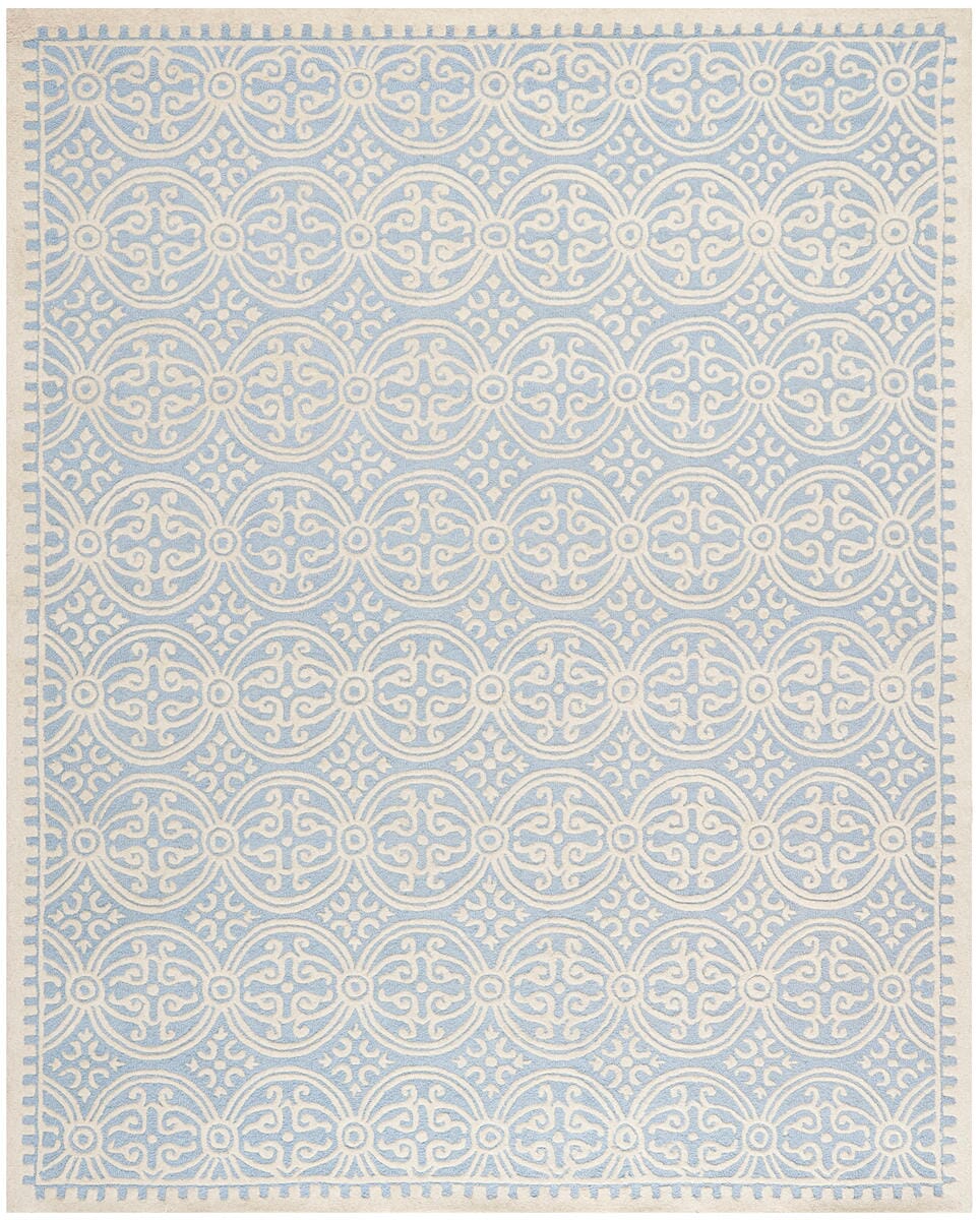 Safavieh Cambridge Cam123A Light Blue / Ivory Rugs - Safavieh - cam123a - 4r