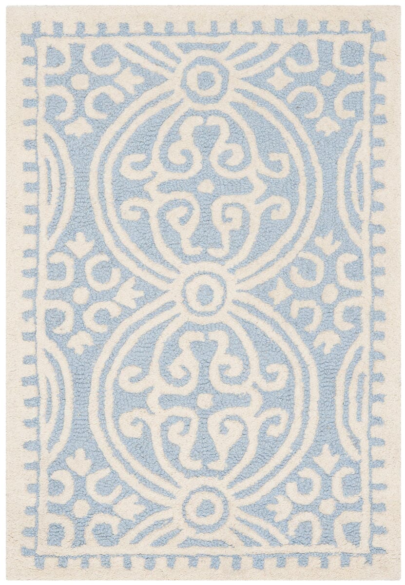 Safavieh Cambridge Cam123A Light Blue / Ivory Rugs - Safavieh - cam123a - 4r