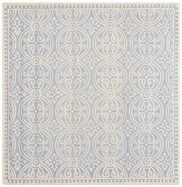 Safavieh Cambridge Cam123A Light Blue / Ivory Rugs - Safavieh - cam123a - 4sq