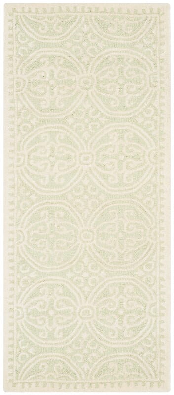 Safavieh Cambridge Cam123B Light Green / Ivory Rugs - Safavieh - cam123b - 26
