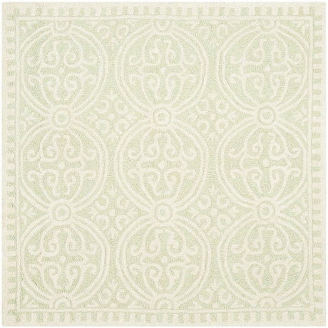 Safavieh Cambridge Cam123B Light Green / Ivory Rugs - Safavieh - cam123b - 4sq